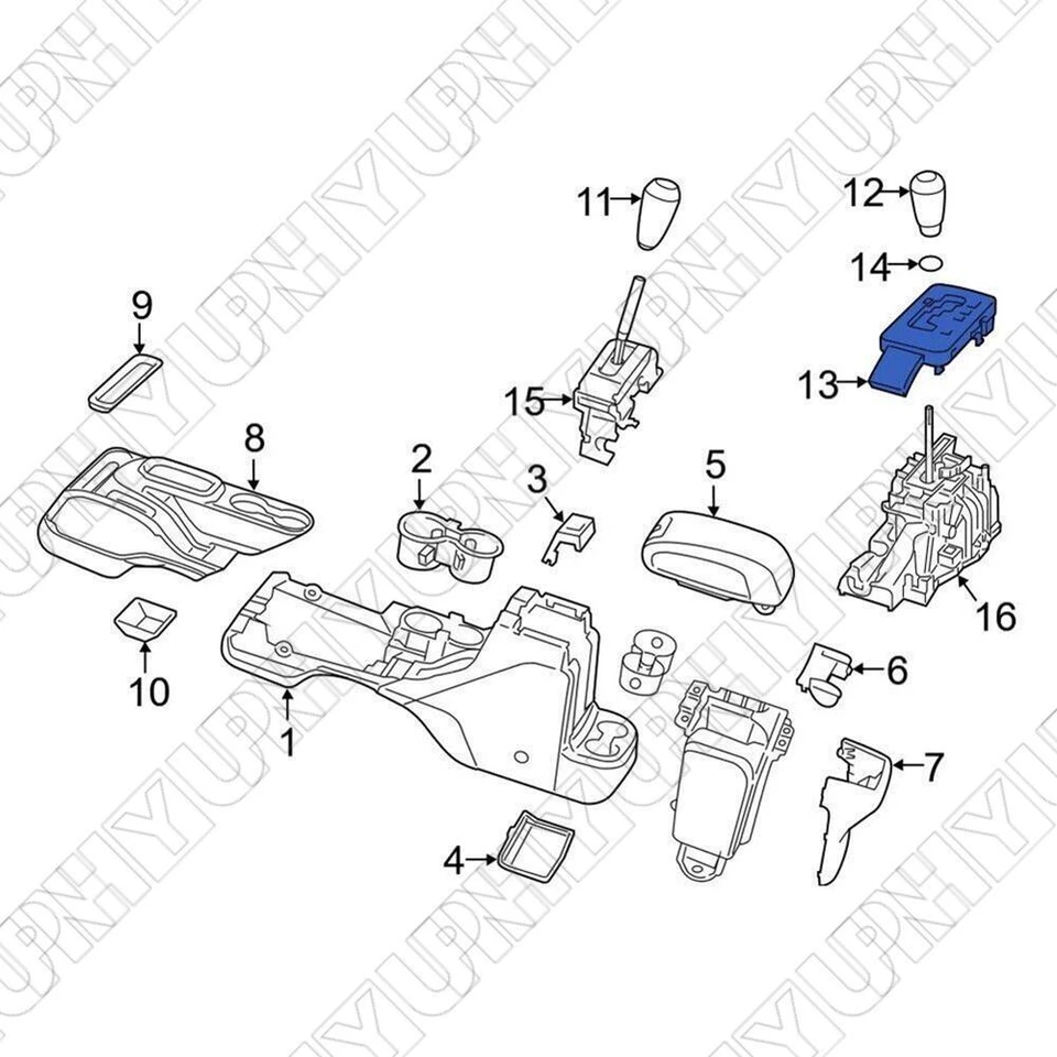 Bisel de cambio de transmisión automática para Jeep Wrangler Liberty Dodge Nitro NUEVO Foto 3 de 4