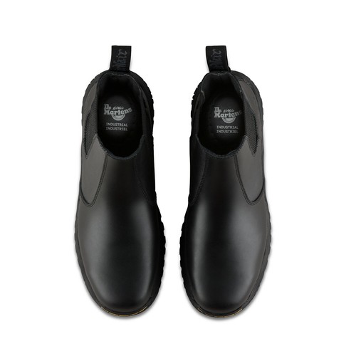 Dr Martens DM Docs Drakelow S1P Steel Toe Cap Black Chelsea Dealer