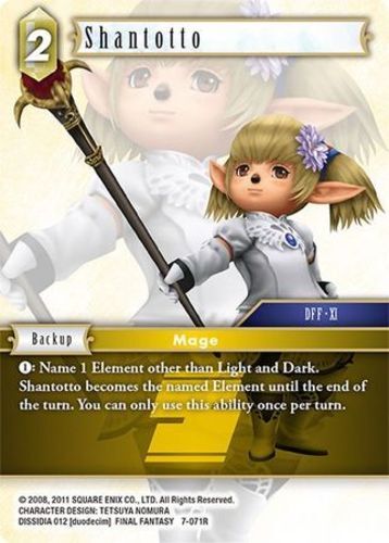 Near Mint FFTCG Shantotto - 7-071R Opus VII Final Fantasy
