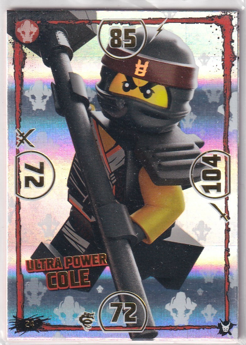 Lego Ninjago Serie 3 TCG Sammelkarten Nr. 24 Ultra Power Cole | eBay
