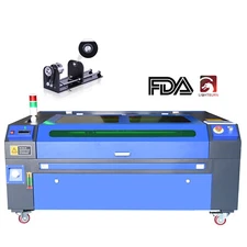 Autofocus Co2 Laser Cutter Engraver Cutting Machine 130W 55x35 + Rotary Axis