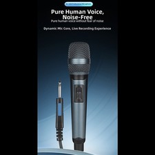Microfono Vocale Cardioide Dinamico con Cavo XLR 5M per Coro e Palcoscenico
