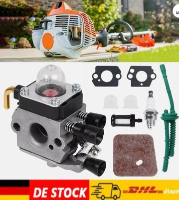 Vergaser Kit Für Stihl STIHL FS38 FS45 FS46 FS55 KM55 FS85 Air Fuel Set DHL