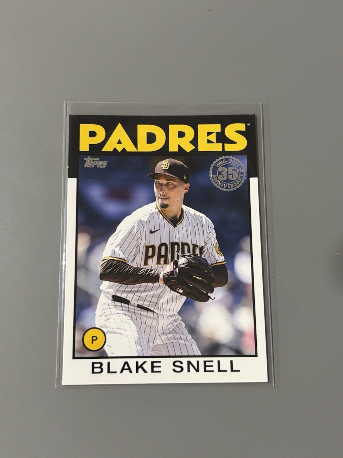 Blake Snell 2021 Topps Update 1986 Topps Baseball 35th Anniversary #86B-40