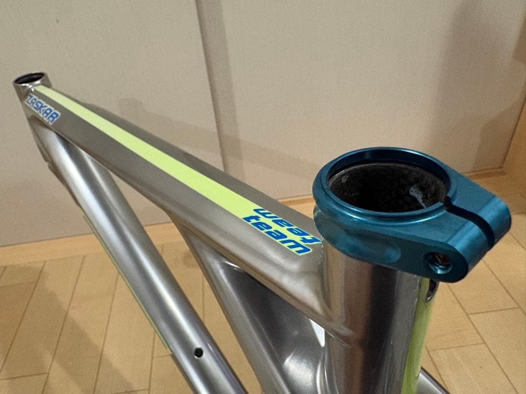 GT Zaskar Carbon Team Freme Set MTB 26” Unused Chrome L 510mm NEW