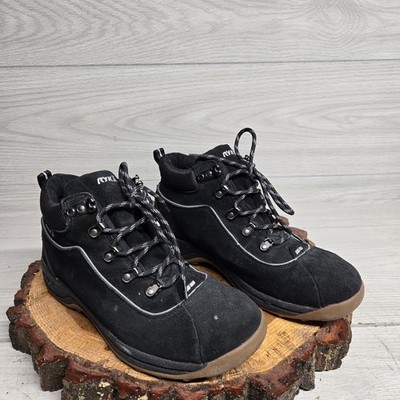 RYKA Womens Terrain Hiking Boots Ghillie Black Suede Shoes K28002W-BS  Size 9M
