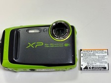 Fujifilm FinePix XP120 Waterproof Camera 16.4MP 5x Green Tested With Battery #20