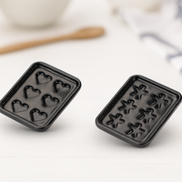 Miniatur Backform Set 2-Teilig Wichtel ZubehöR WichtelküChe WeihnachtsbäCkerei