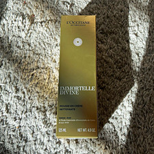 L'OCCITANE Immortelle Divine Foaming Cleansing Cream Face Cleanser 4.9 oz
