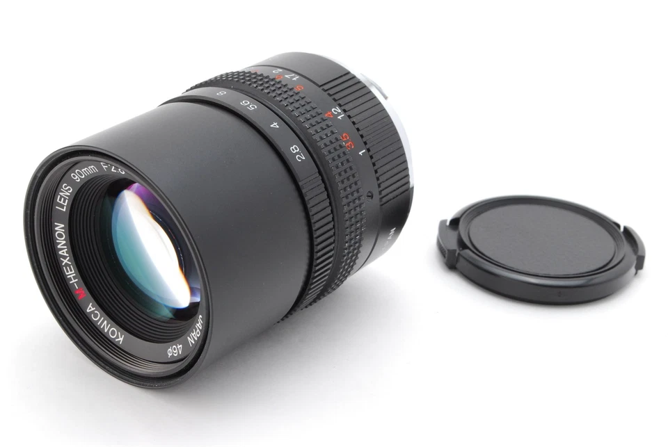 [Casi sin usar] Lente Konica M-HEXANON 90 mm f/2,8 para montaje Leica M de JAPÓN Foto 3 de 4