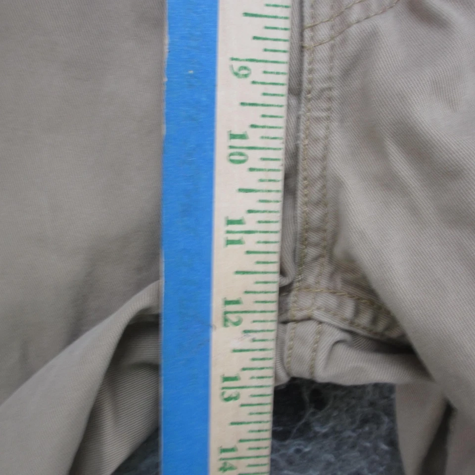 Pantalones de mezclilla Levis 505 para hombre 36x30 caqui tostado pierna recta calce regular cremallera sarga mosca Foto 4 de 4