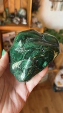 4” 1lb Large Malachite Crystal Freeform