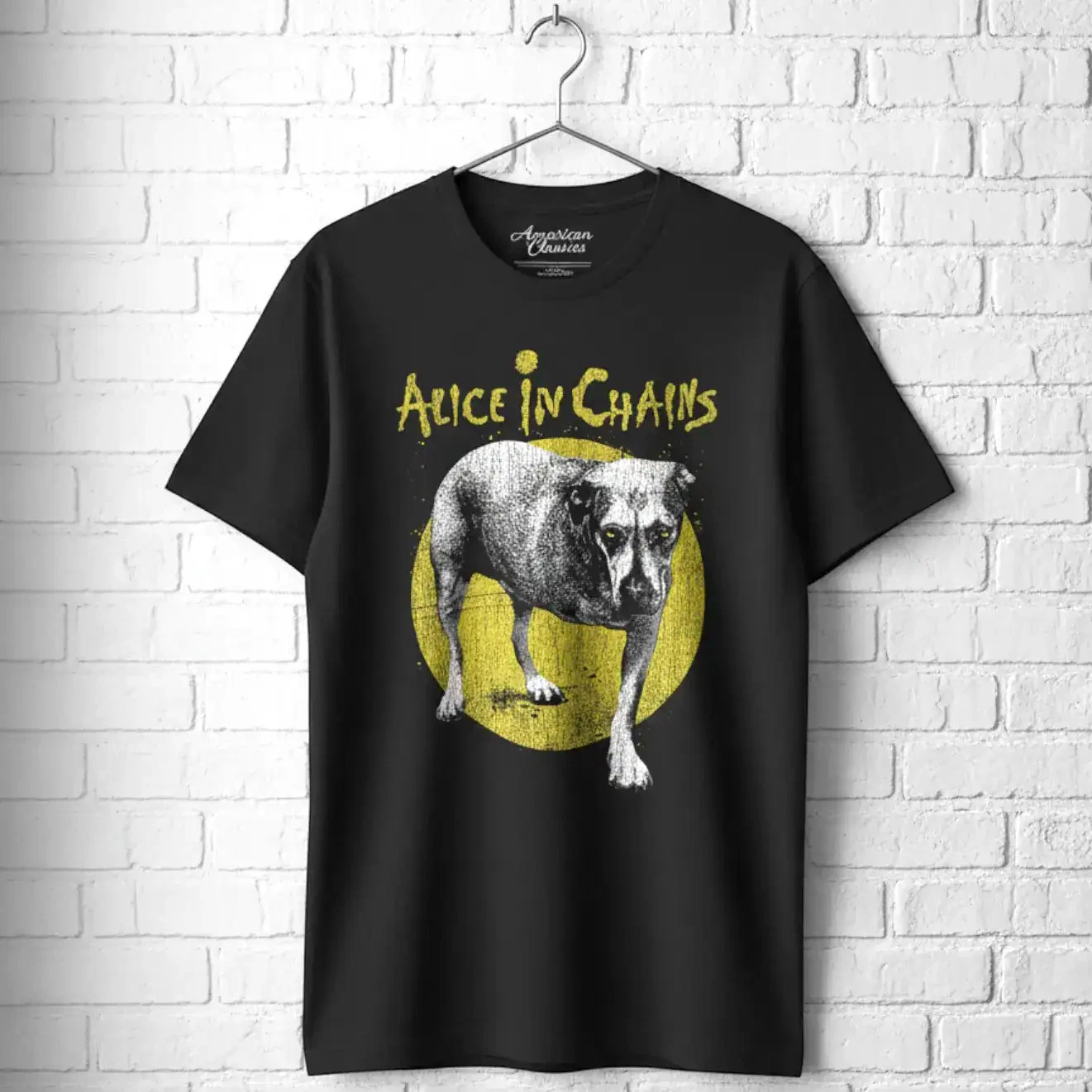 Alice in Chains Self-Titled Album Men's T Shirt Alt Rock Metal Cover Art Concert