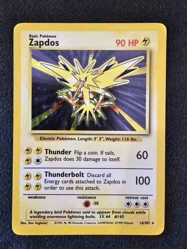 Zapdos — Base Set (Unlimited)
