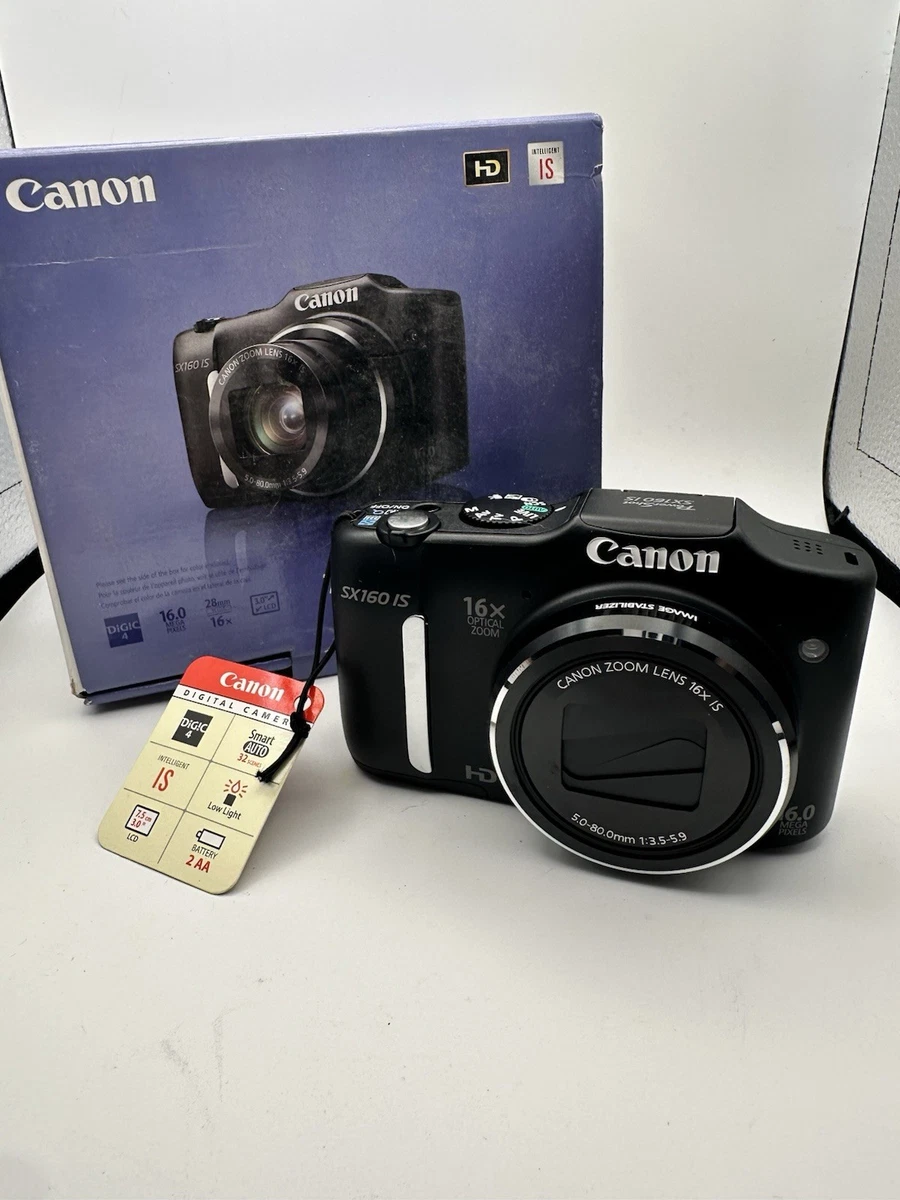 Canon PowerShot SX160 IS Image Stabilization Digital Cameras for