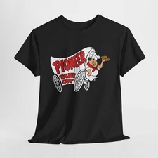 Pioneer Chicken Logo SHIRT Vintage Fast Food Restaurant Tee S-5XL