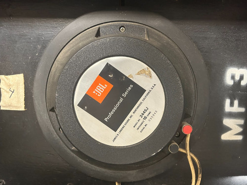JBL 2445J Driver 16 Ohm and Horn Mounted in Wooden Box w XLR connector