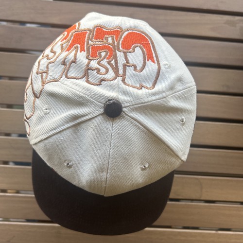 Chicago Bears Full Graffiti Custom Snapback Hat Cap Cream Dome Two Tone - Picture 5 of 11