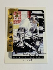 1996-97 Pinnacle Be a Player Hockey Autograph - Byron Dafoe - Los Angeles Kings