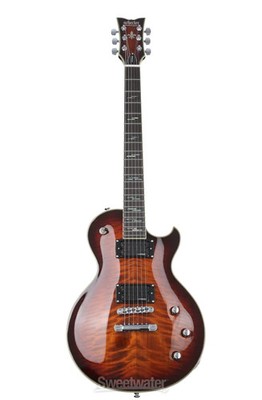 Schecter Solo-II Supreme Electric Guitar - Cat's Eye Black Burst