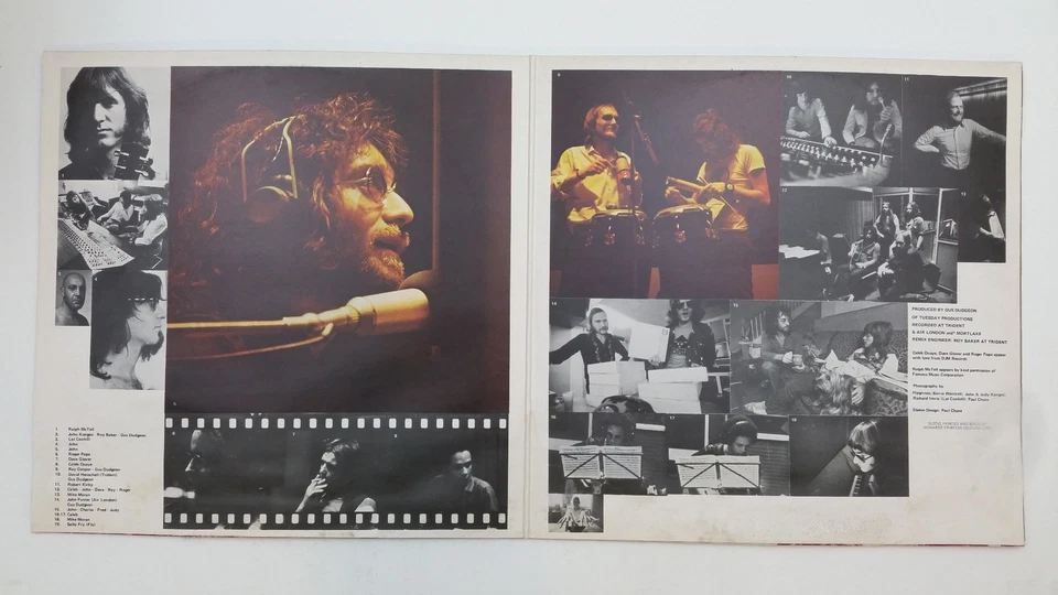 JOHN KONGOS Kongos HIFLY7 LP Vinyl VG+near++ Cover VG GF Insert 1971 UK Foto 3 de 4