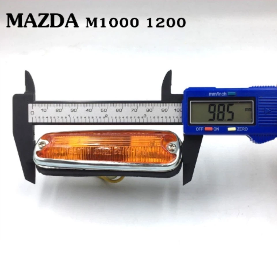 Rare Amber Side Indicator Lamp Year 1967-77 For Mazda Classic R100 RX2 1000 1200 Foto 3 de 4