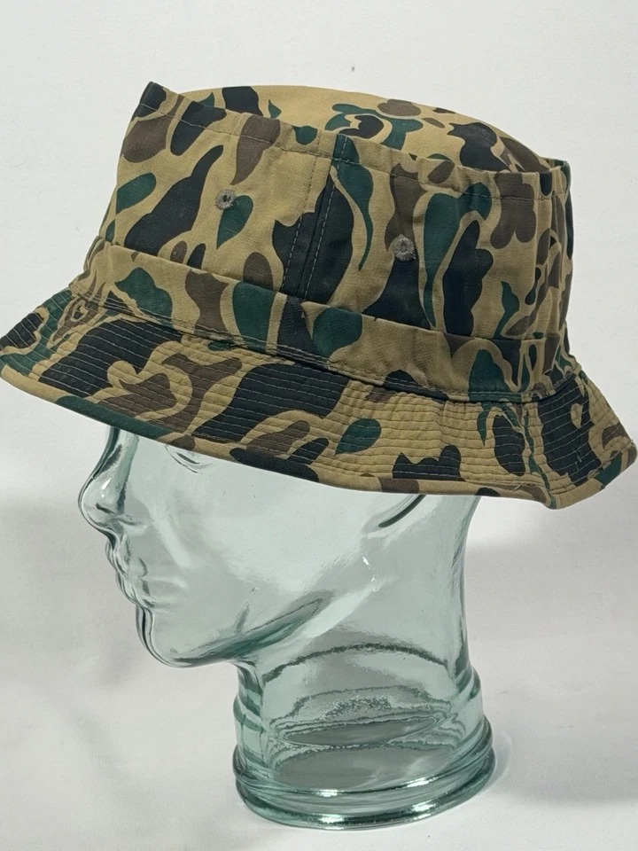 Vintage Easy Roll Bucket Hat Mens Large Camouflage Waterfowl Pattern Crushable - Image 4 of 4