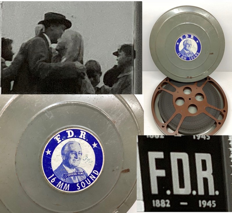 16mm official films biographical documentary F.D.R. Franklin D. Roosevelt Movie