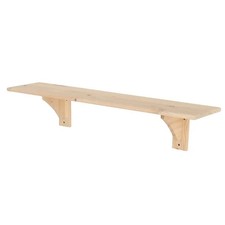 1180mm Shelf Kit, Solid Pine Wood, Natural Sanded