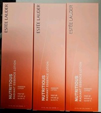 NIB 3X - Estee Lauder NUTRITIOUS Radiant Essence Lotion 6.7 oz / 200 ml