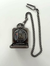 Super Mario Brothers Metal Pocket Watch Mario Coin 2way Used
