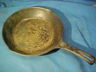 Orig 1920s WAGNER WARE SIDNEY O Cast Iron 9" CHEF SKILLET 1386B