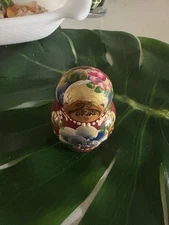 Hand Painted Russian Nesting Dolls Set Of 5 Wooden Dolls 3” Floral