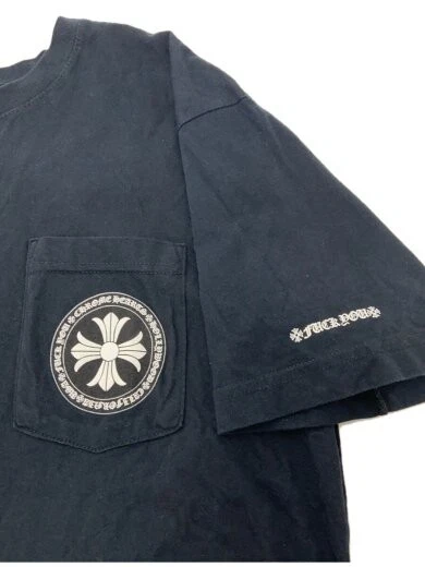 T shirt CHROME HEARTS CH più tasche L cotone BLK