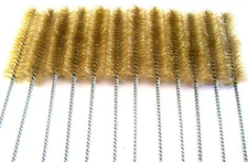 6 GOLIATH INDUSTRIAL 16" BRASS WIRE TUBE CLEANING BRUSH 1" TB10B BRUSHES GUN