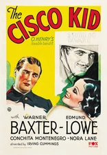 The Cisco Kid (1931) Warner Baxter Cult Western movie poster print 
