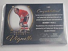 Bobby Hull Ice Hockey Autographed Sports Trading Card
