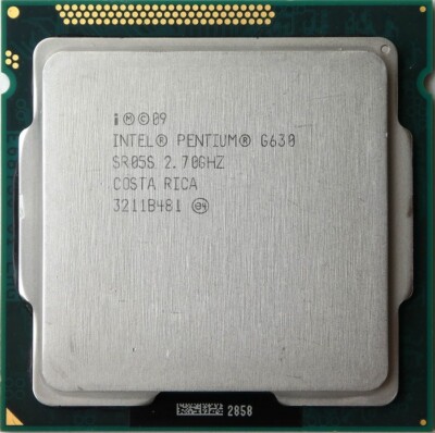 Lot of 2: Intel Pentium G630 Dual Core CPU (3M Cache 2.70GHz 2nd generation)