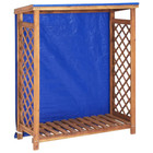 NNEVL Firewood Storage Shed 105x38x115 cm Solid Acacia Wood
