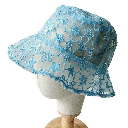 Sunscreen Lace Bucket Hat Breathable Women Sun Hats Fashion Hat Sunshade K0I5 - Picture 20 of 20