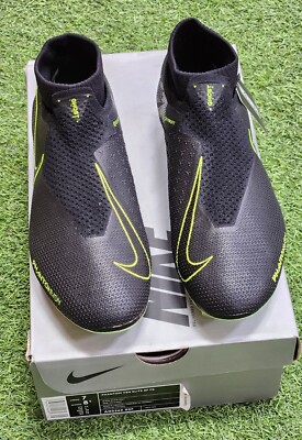 Nike Phantom Vision Elite DF FG Men's Soccer Shoes Black-Volt