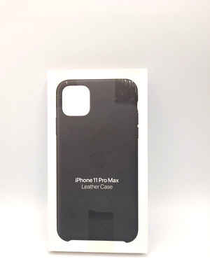 Apple Leather Case Für iPhone 11 Pro Max - Schwarz