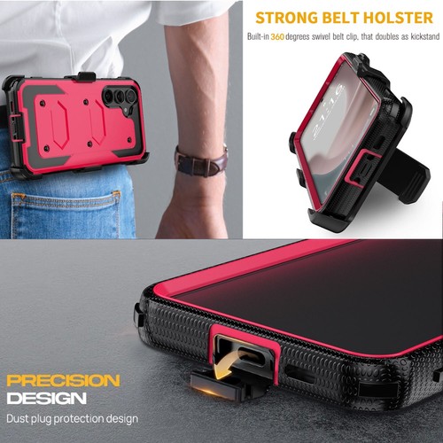For Samsung Galaxy S25 Plus/S25 Ultra Shockproof Case Cover / Belt Clip Holder - Picture 55 of 57