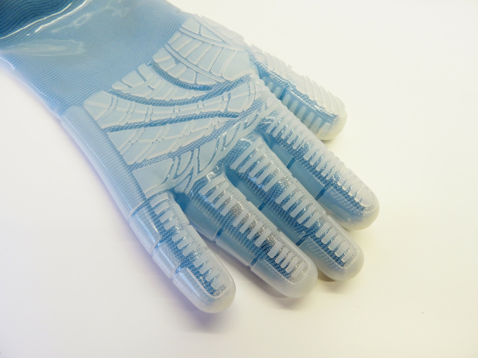 QVC Heat Resistant Silicone Gloves MEDIUM, BLUE, 572° F Cooking BBQ