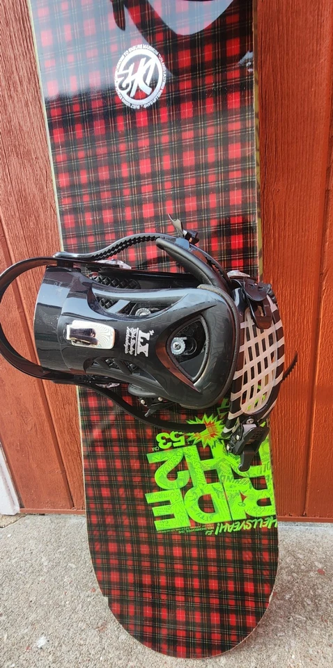 Ride DH2 153cm Snowboard With XL Bindings - Image 3 of 4