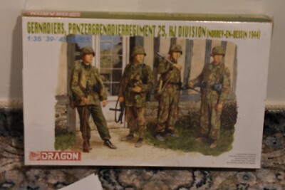 dragon model kit 1/35 grenadiers pz. gren regiment 25 hj division unopened