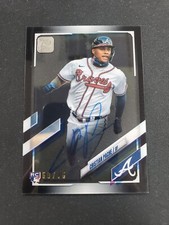 Cristian Pache 2021 Topps Clearly Authentic Black AUTO /75 RC
