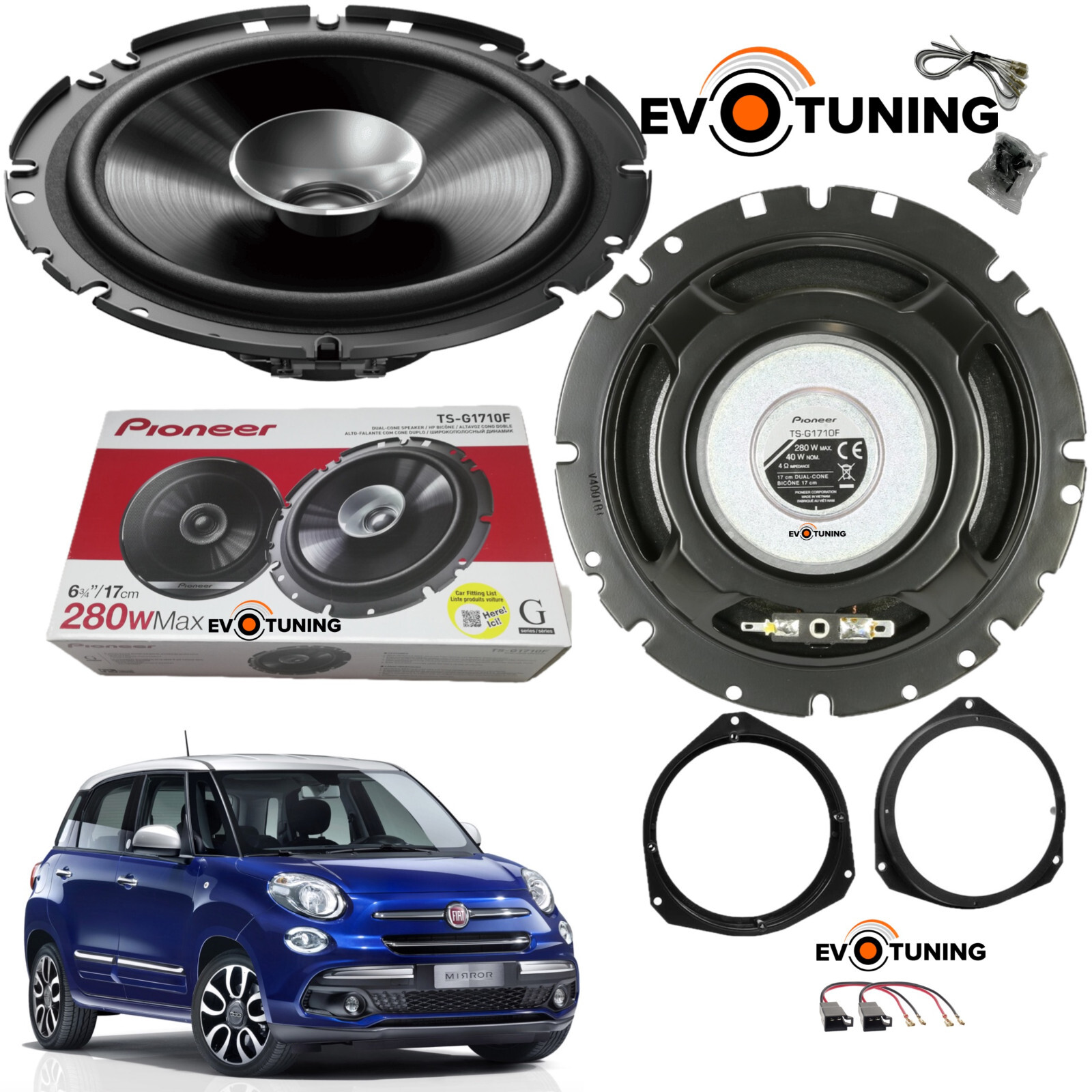OFFERTA Kit Casse Pioneer Fiat 500L Altoparlanti Potenziati Subito