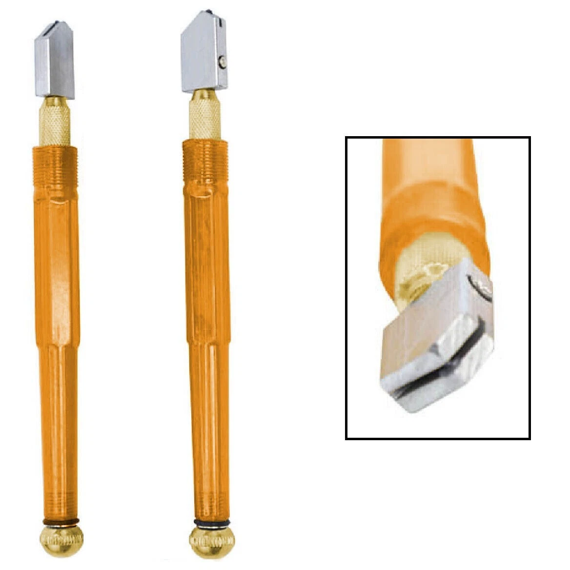 TAGLIAVETRO PROFESSIONALE 6 ROTELLE DIAMANTE TAGLIA VETRO Per TAGLIO FINO A 4 MM - Foto 2