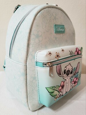 New Loungefly Disney Lilo And Stitch Hibiscus Flowers Sketch  display picture 1